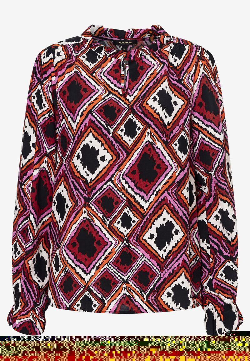 CV Blouse en crêpe imprimée