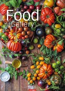 Food Gallery Kalender 2026 Großer Wandkalender mit 12 dekorativen Lifestyle-Fotos für die Küche. Food-Fotografie mit saisonalen Le