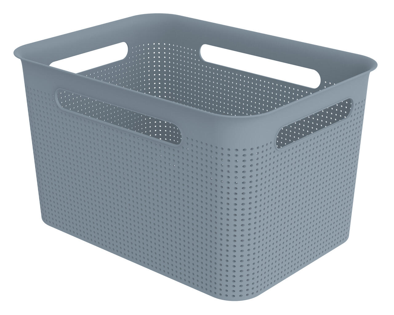 Panier à linge Rotho Brisen 16 L bleu brumeux