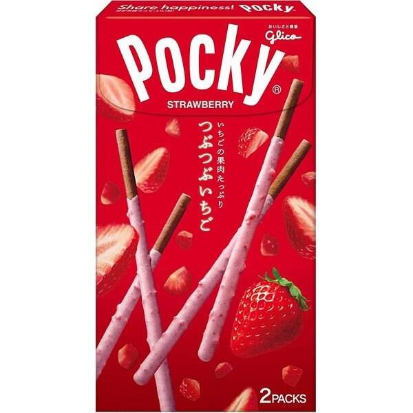 GLICO - Strawberry Pocky - 57.6g - Product of Japan | Letzshop