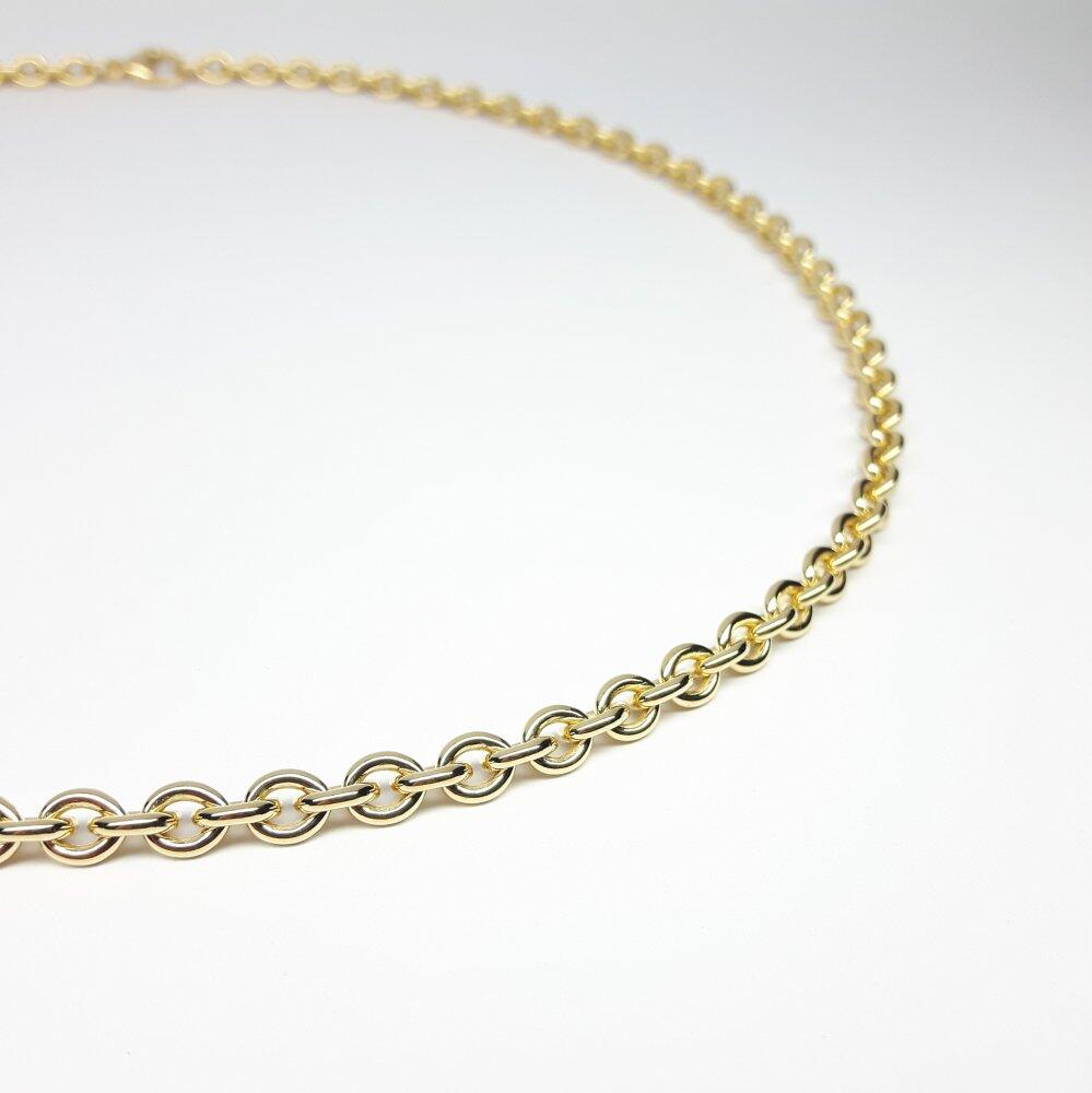 Ankercollier aus 18kt Gelbgold 45cm 4,4mm.
