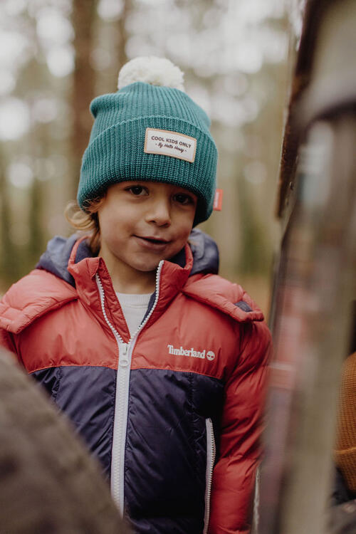 Hello Hossy Bonnet enfant avec pompon Duck Letzshop