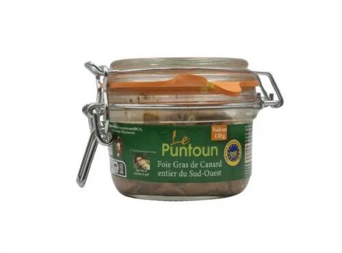 Le Puntoun - Foie gras entier du Sud-Ouest 120g