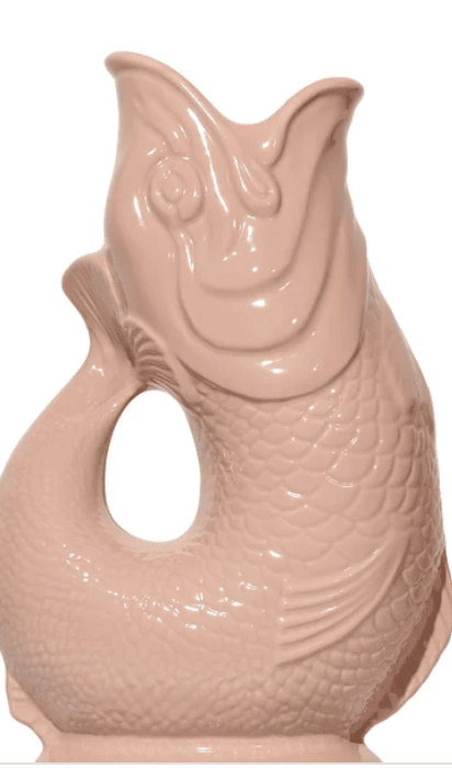 Gluckigluck - Gluggle Jug - kleiner Fischkrug in der Farbe Chowning Tan 1,2 L