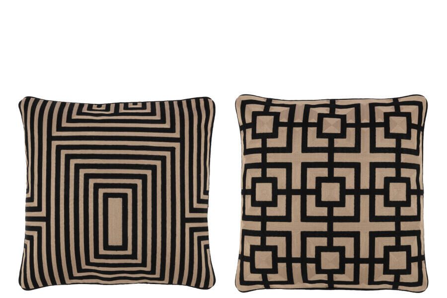 Black throw on sale cushions