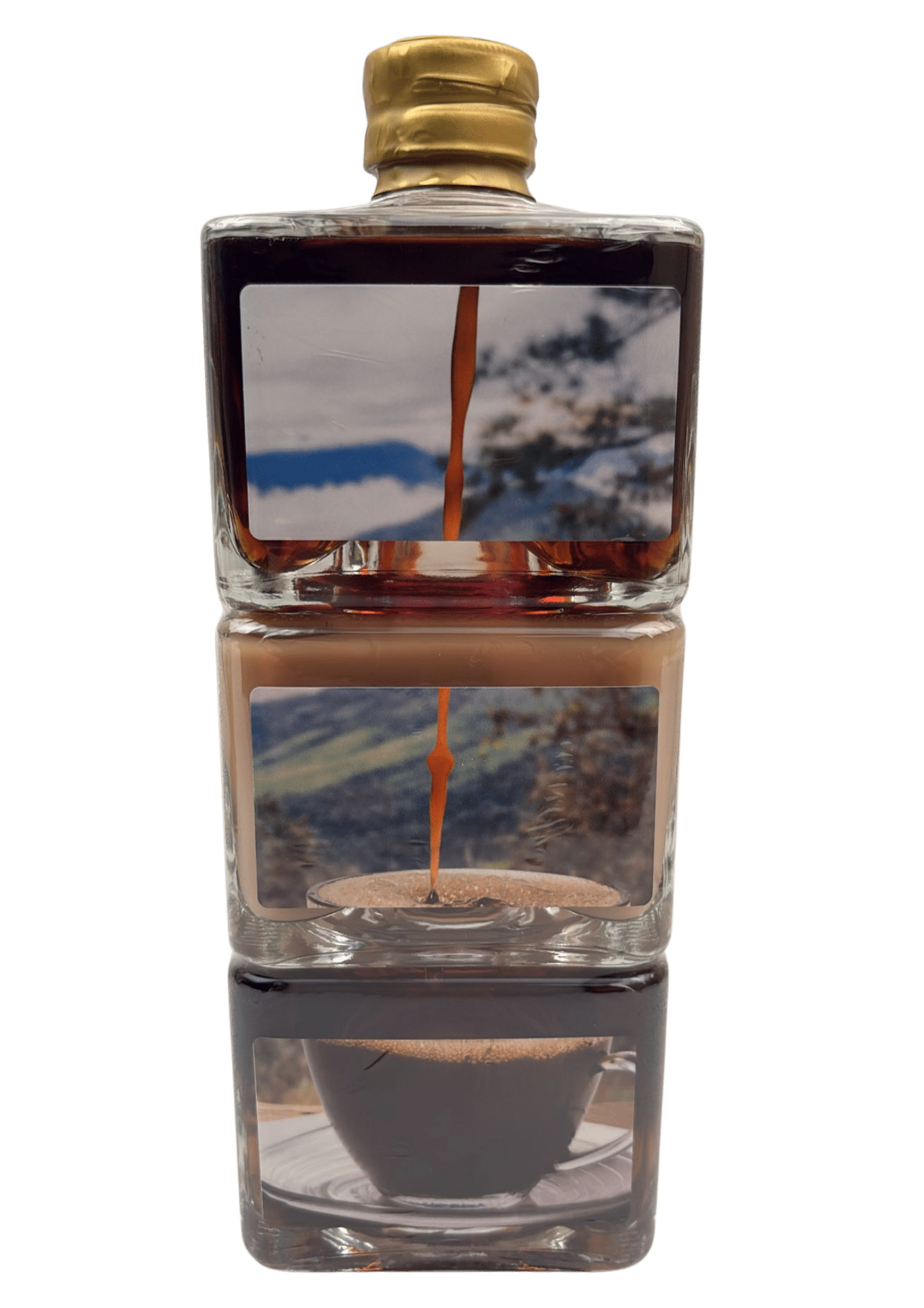 Tripple carré Liqueur Café, Café avec rhum, Cappuccino Crème 3 x 200ml