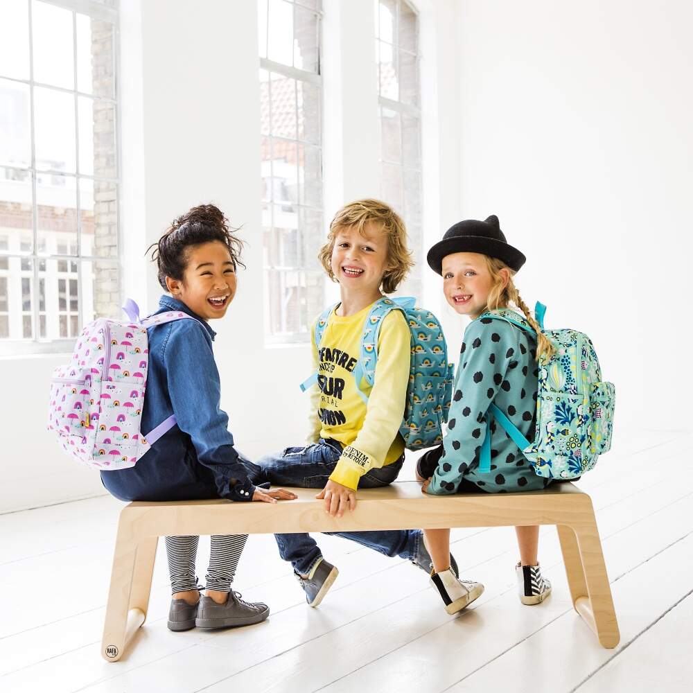 Kinderrucksack Mit Fisch-Motiv – Bunt, Leicht & Geräumig, Perfekt Für Kindergarten & Vorschule