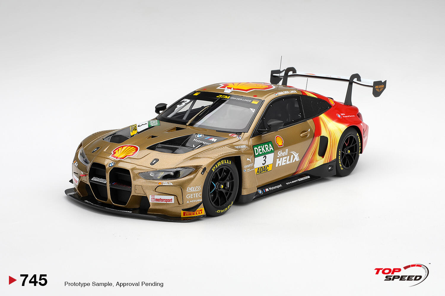 [Pre-Order Only] Top Speed - BMW M4 (G82) GT3 EVO #3 - Schubert Motorsport - DTM  Zanvoort Race 2 Winner 2026 - #TS0745 - 1/18
