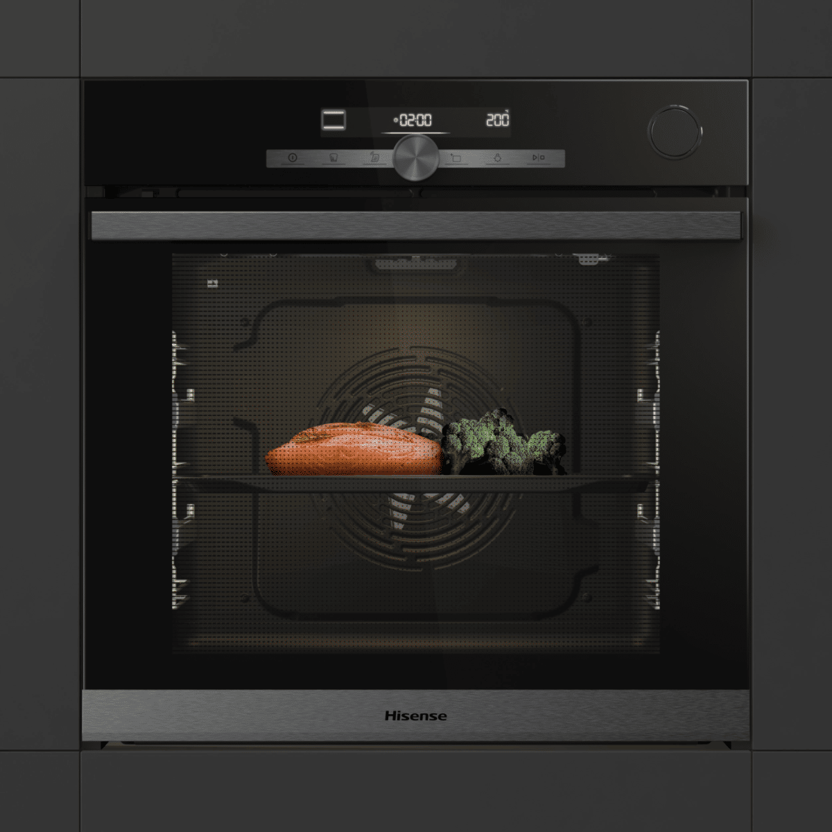 Hi6 Four multifonction avec ajout de vapeur, 60 x 60 cm HISENSE BSA66334PBDG