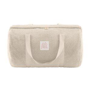D060-P021040: Bag CHARLIE Life is Beautiful beige faux fur