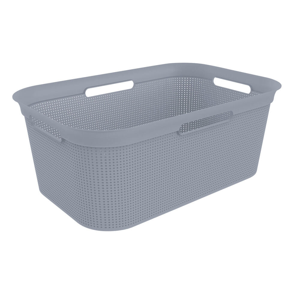 Rotho panier à linge Brisen 41 L bleu brumeux