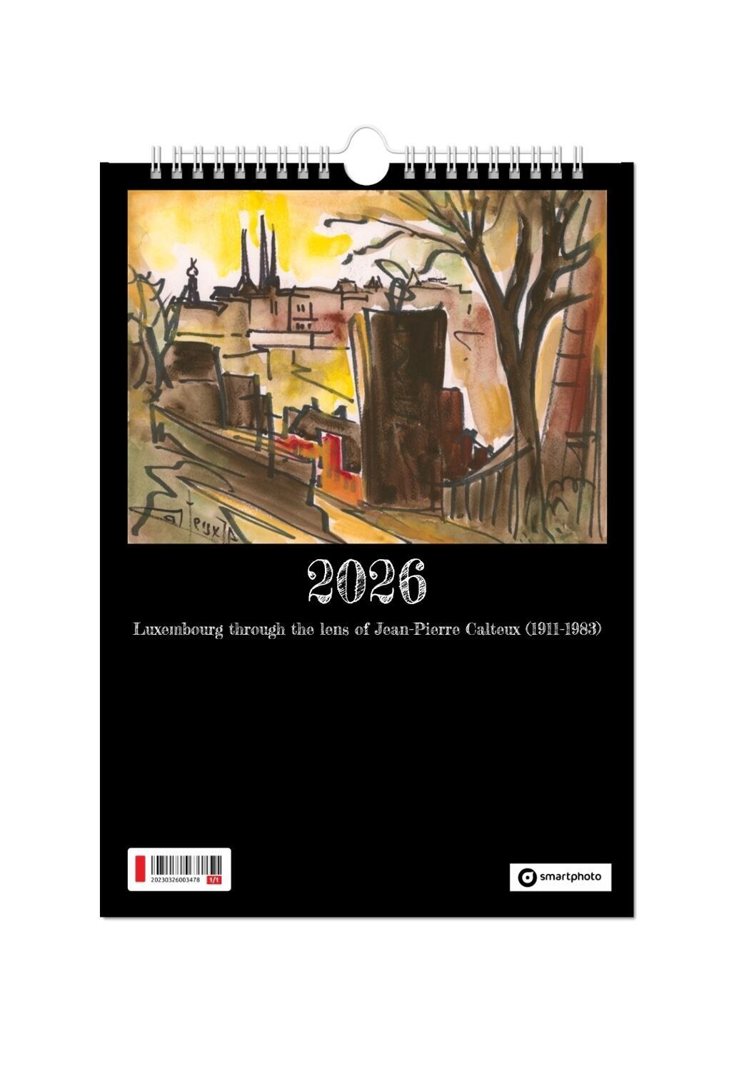 Wandkalender Luxembourg Art Collection 2026