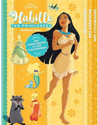 LIVRE DE POCHE JEUNESSE Disney princesses habille tes Letzshop