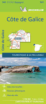Michelin - Carte - Côte de Galice 141