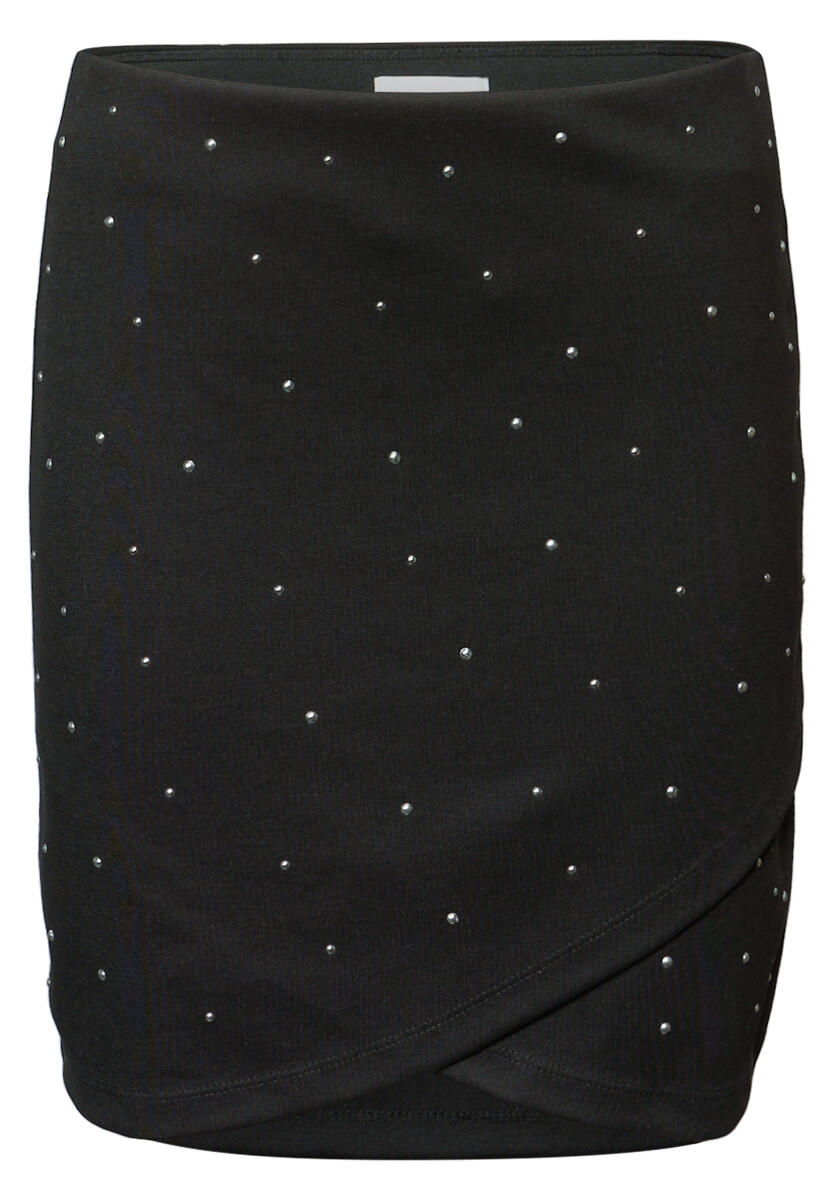 Jupe crayon à rivets