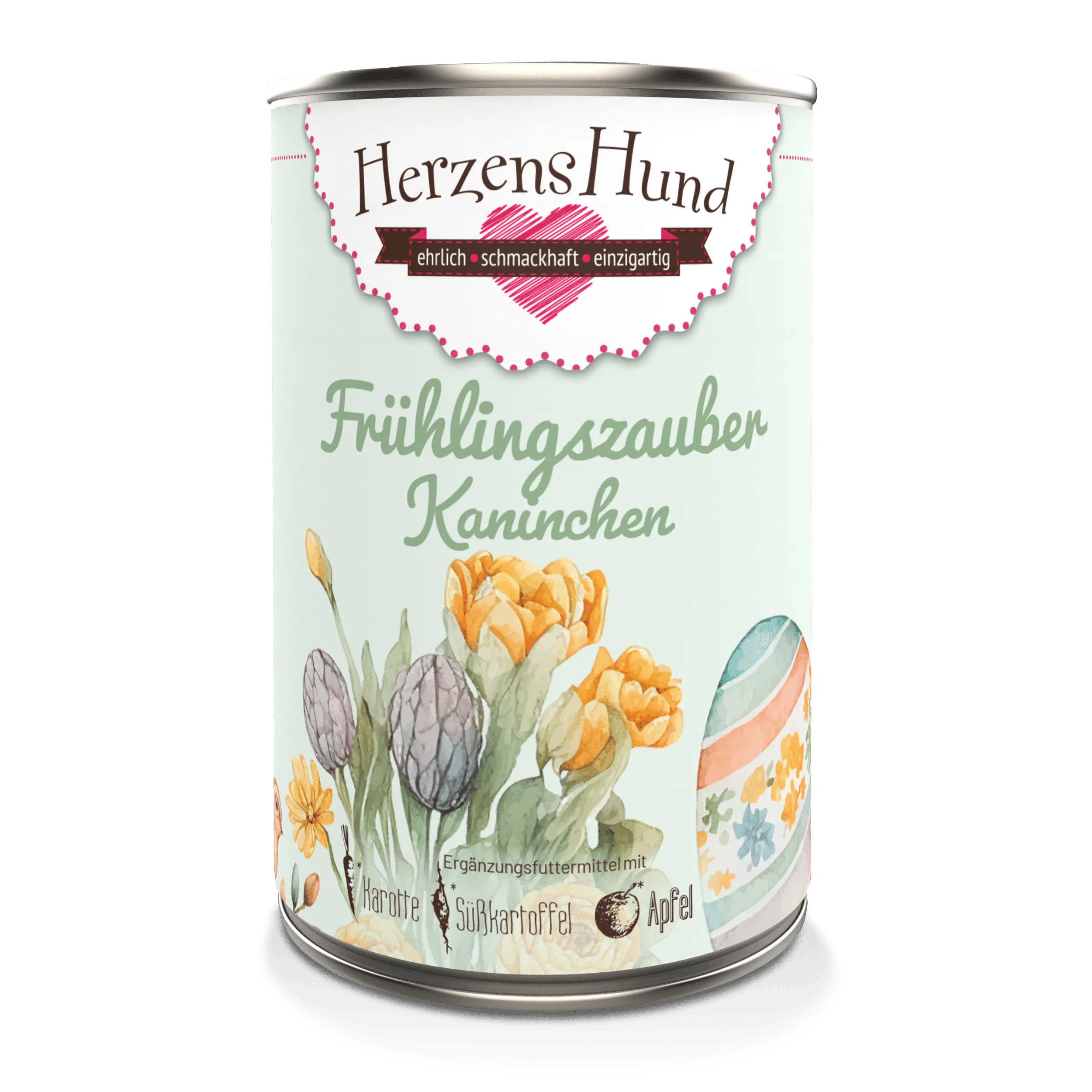 Kaninchen mit Bio-Karotte, Süßkartoffel & Apfel