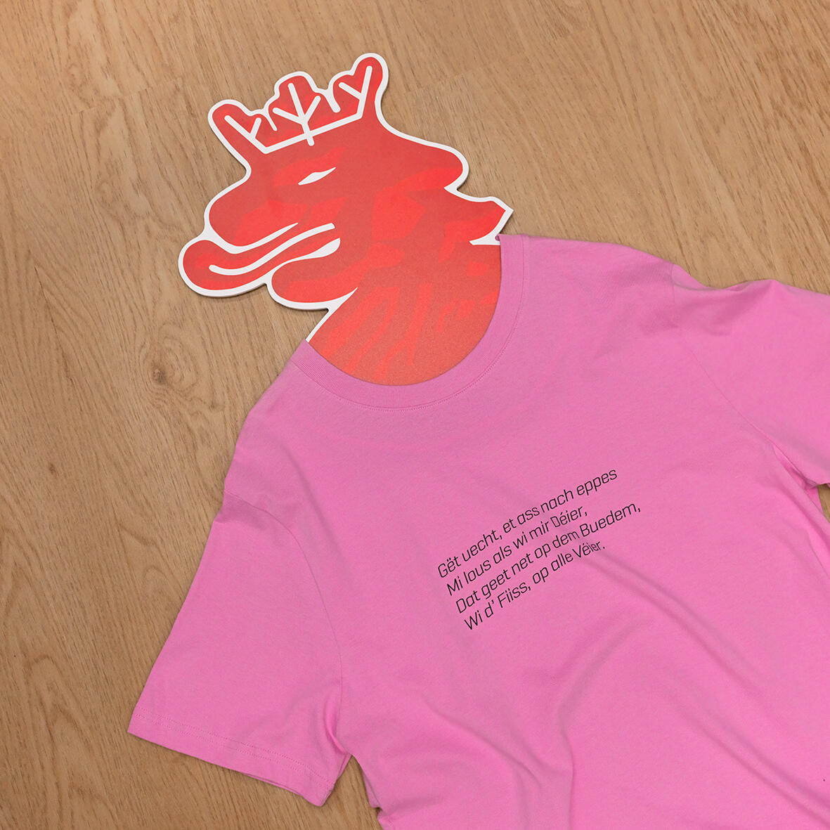 T-SHIRT ROSE RENARD-PALAIS