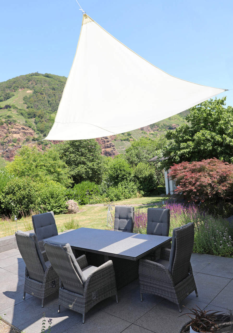 GO-DE Sonnensegel Dreieckig beige 360 x 360 x 360 cm | Letzshop
