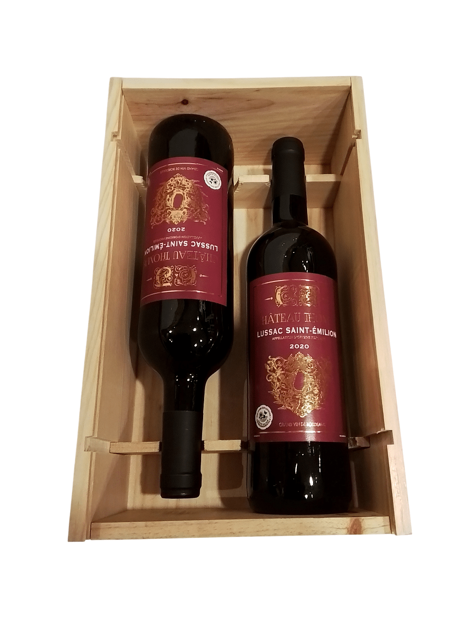 Corbeille Cadeau / Coffret Lussac Saint Emilion