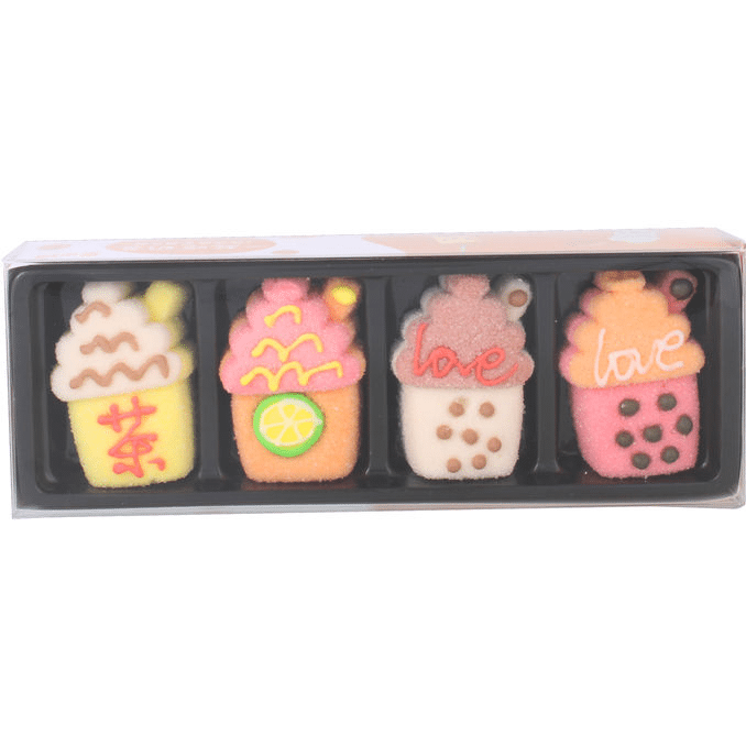 GLQ- Chamallow/Marshmallow en Forme Bubble Tea- 80g