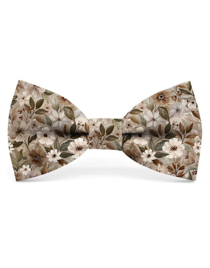 Noeud papillon à motif fleuri - Nemuro