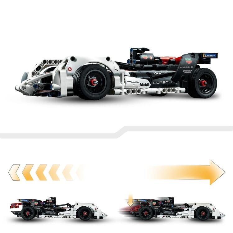 LEGO Technic Formula E Porsche 99X Electric 42137 LEGO : la boîte à Prix  Carrefour