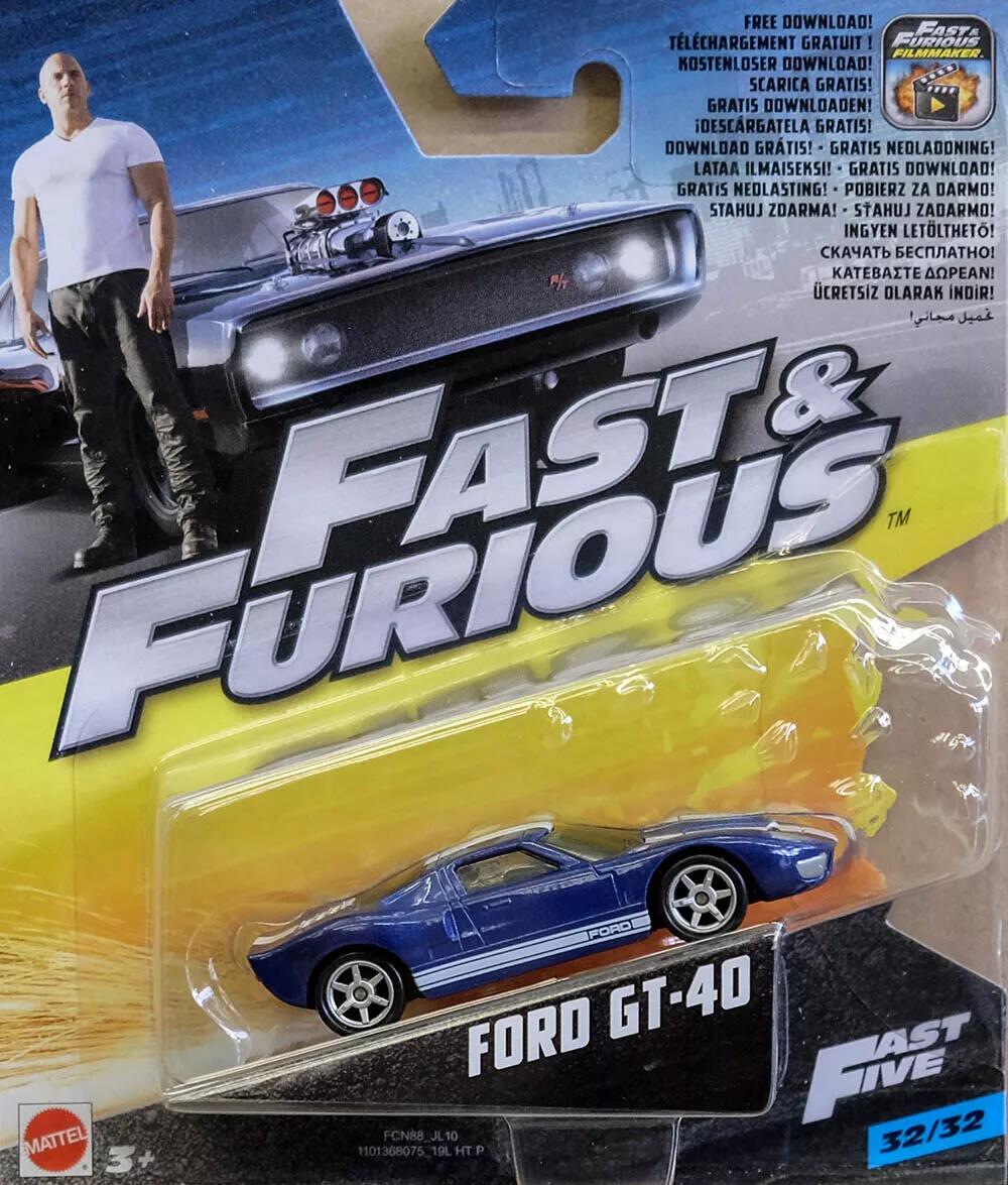Hot Wheels Hot Wheels FCF35 FCN88 Ford GT-40 Letzshop