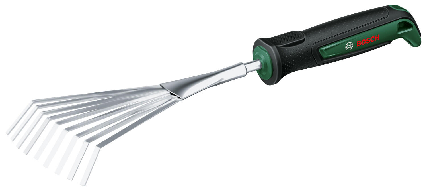 Bosch Râteau manuel de jardin, largeur de travail 12 cm