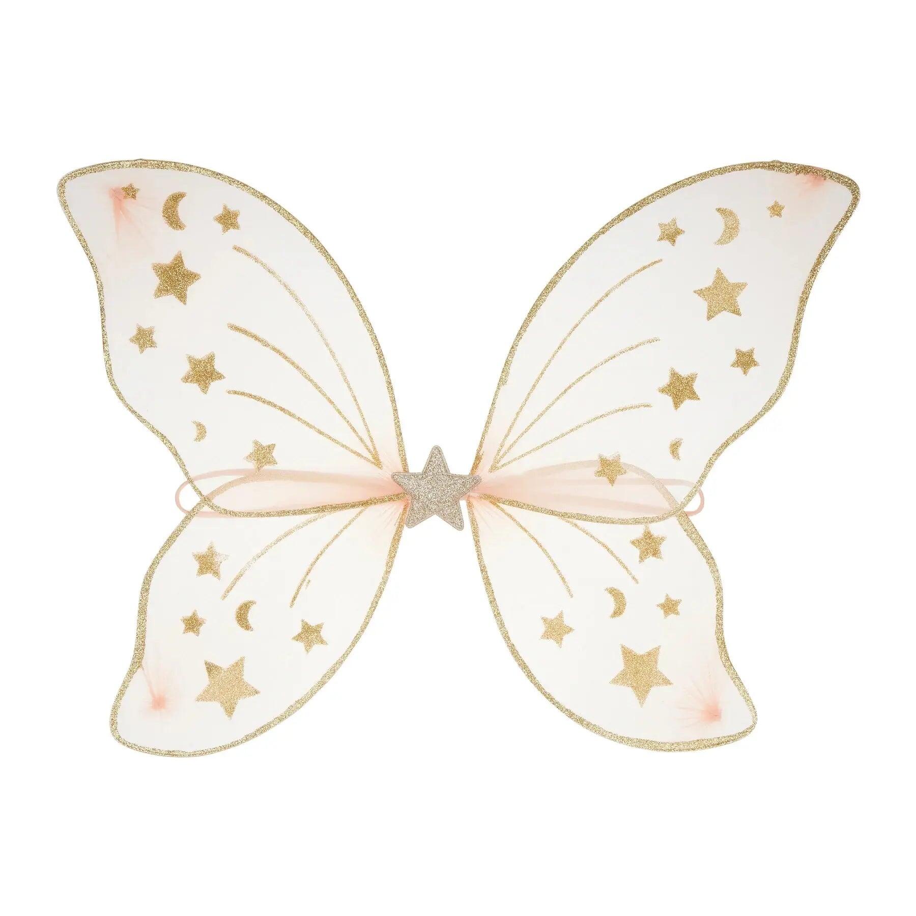 Costume avec ailes roses sur le thème Nuit étoilée - rose
