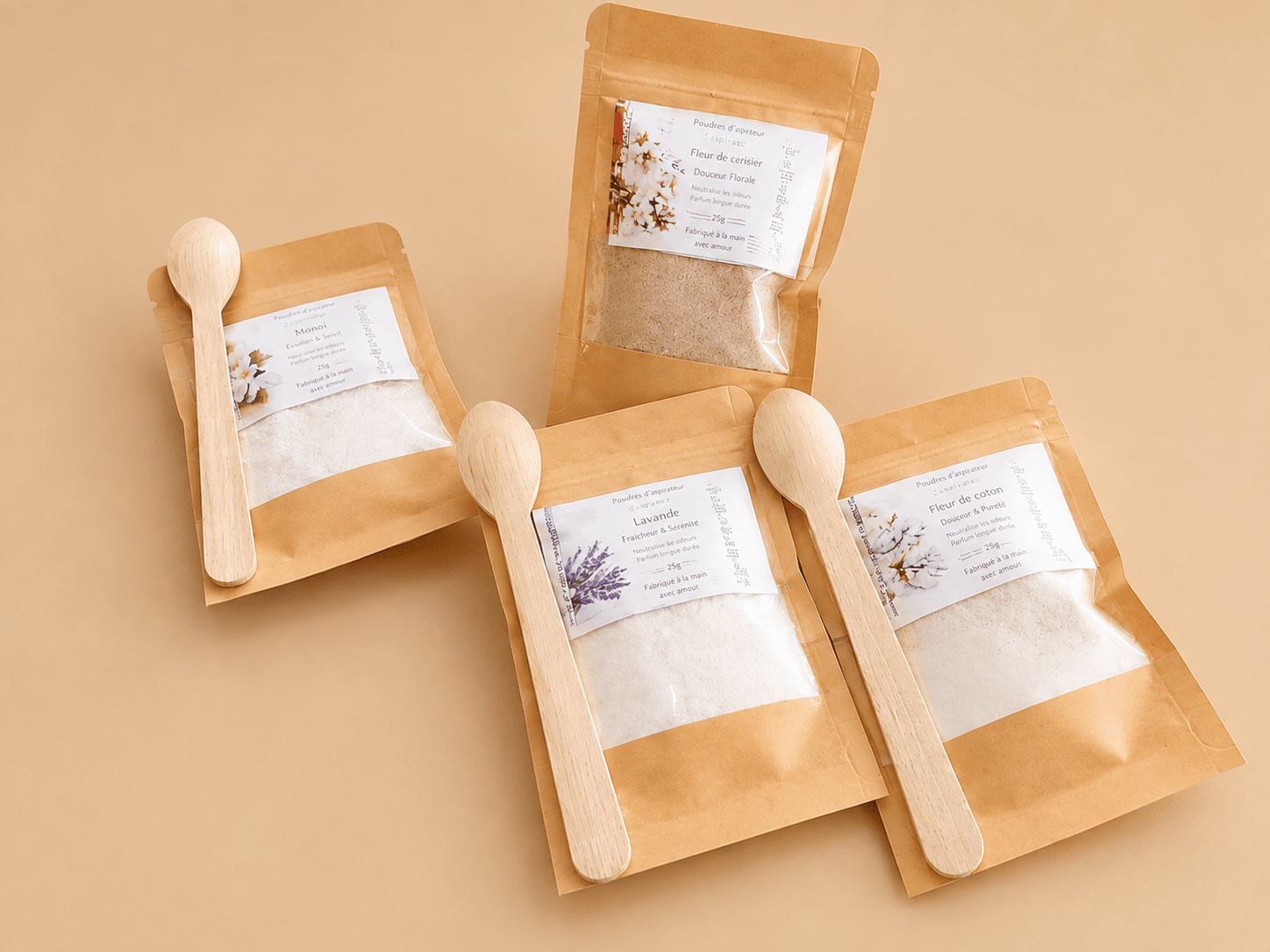 Lavender-scented vacuum cleaner powder, 100 g