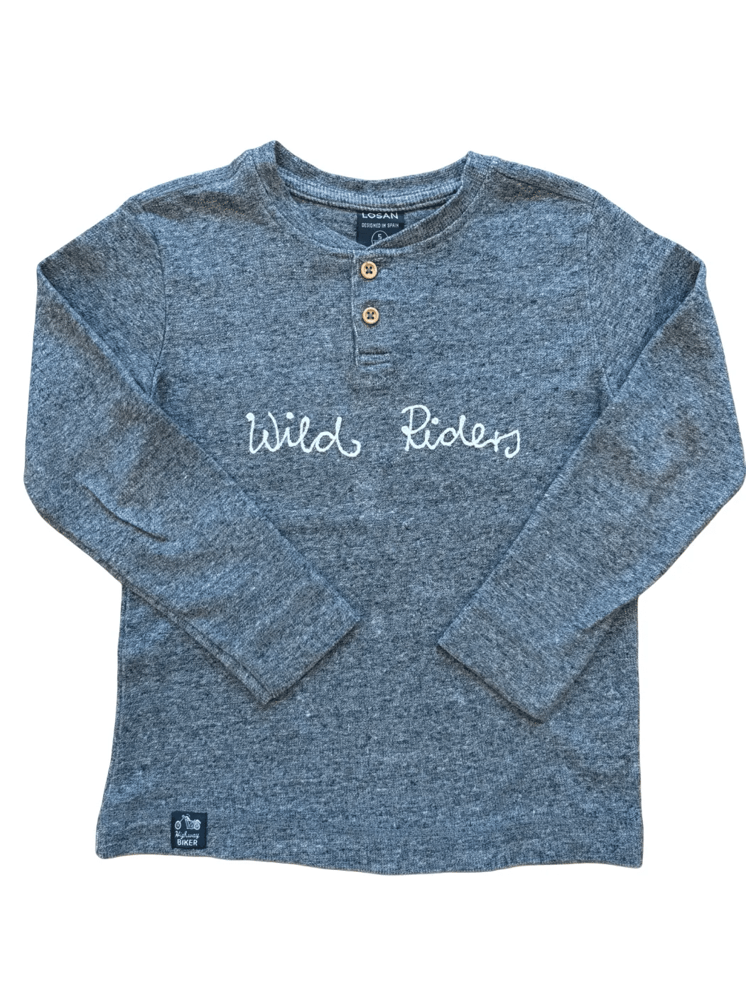 Losan Grey Wild Riders Henley (5 ans / 110 cm)