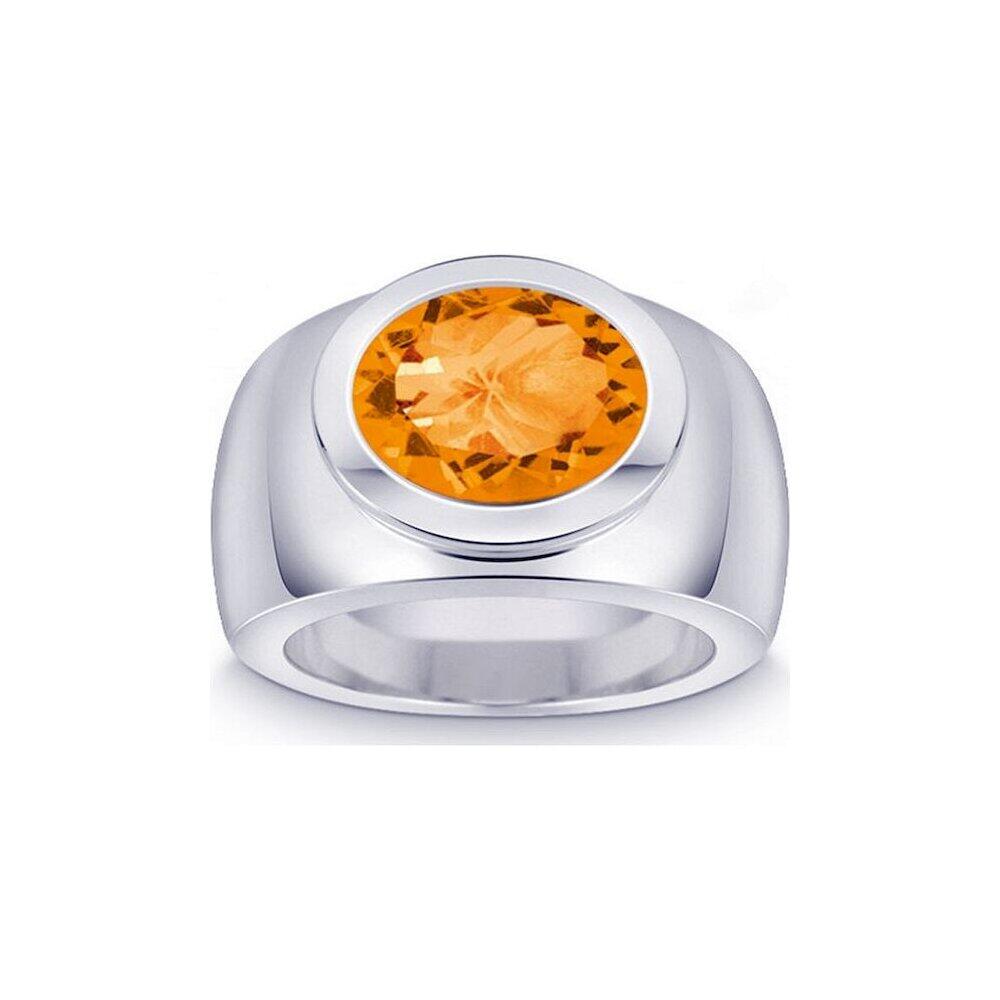 Quinn - Bague en argent avec citrine - 021836711 - Taille 58