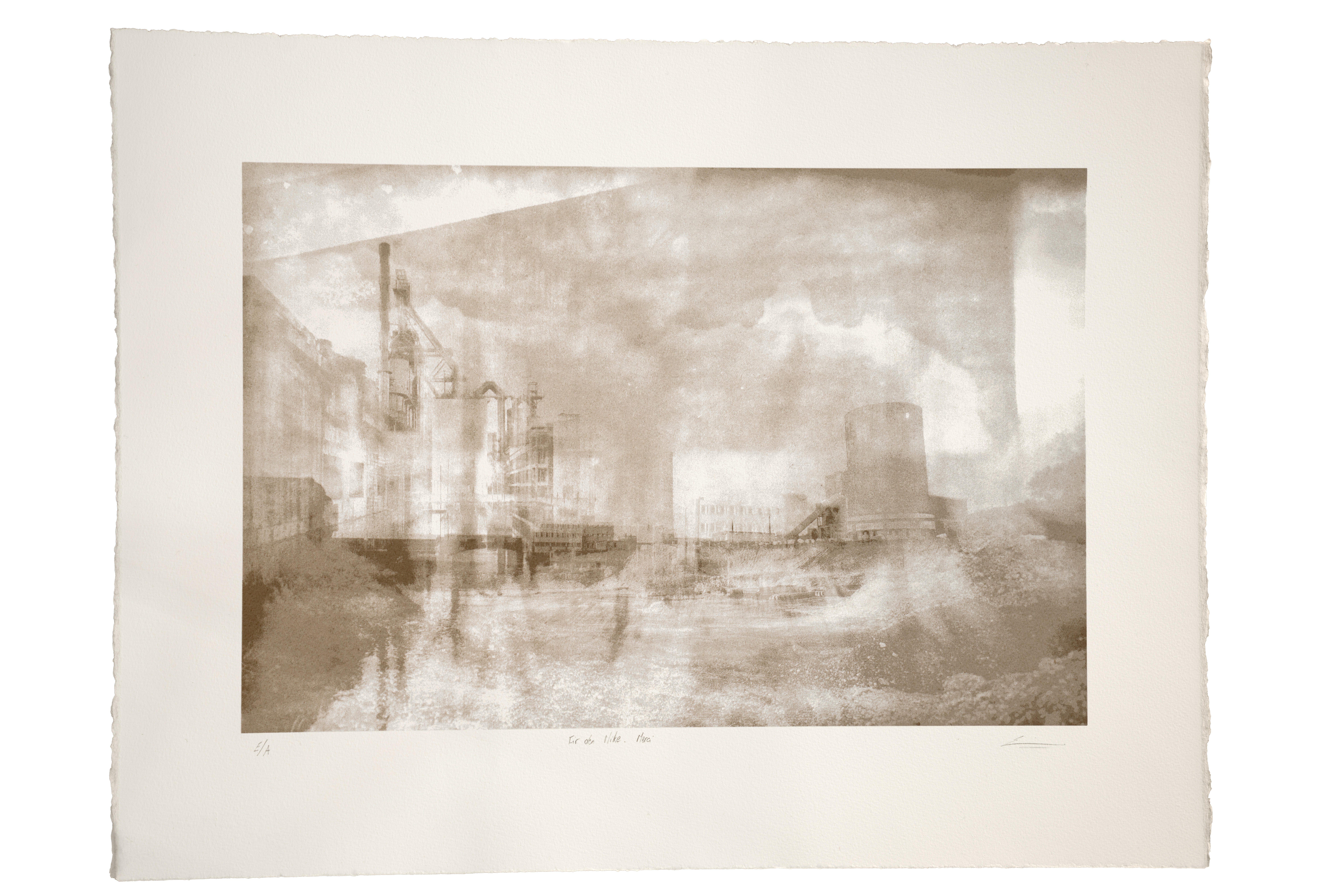 Luxemburgs Süden Nr 1, Emile Hengen - Serigrafie, Kunstsiebdruck  