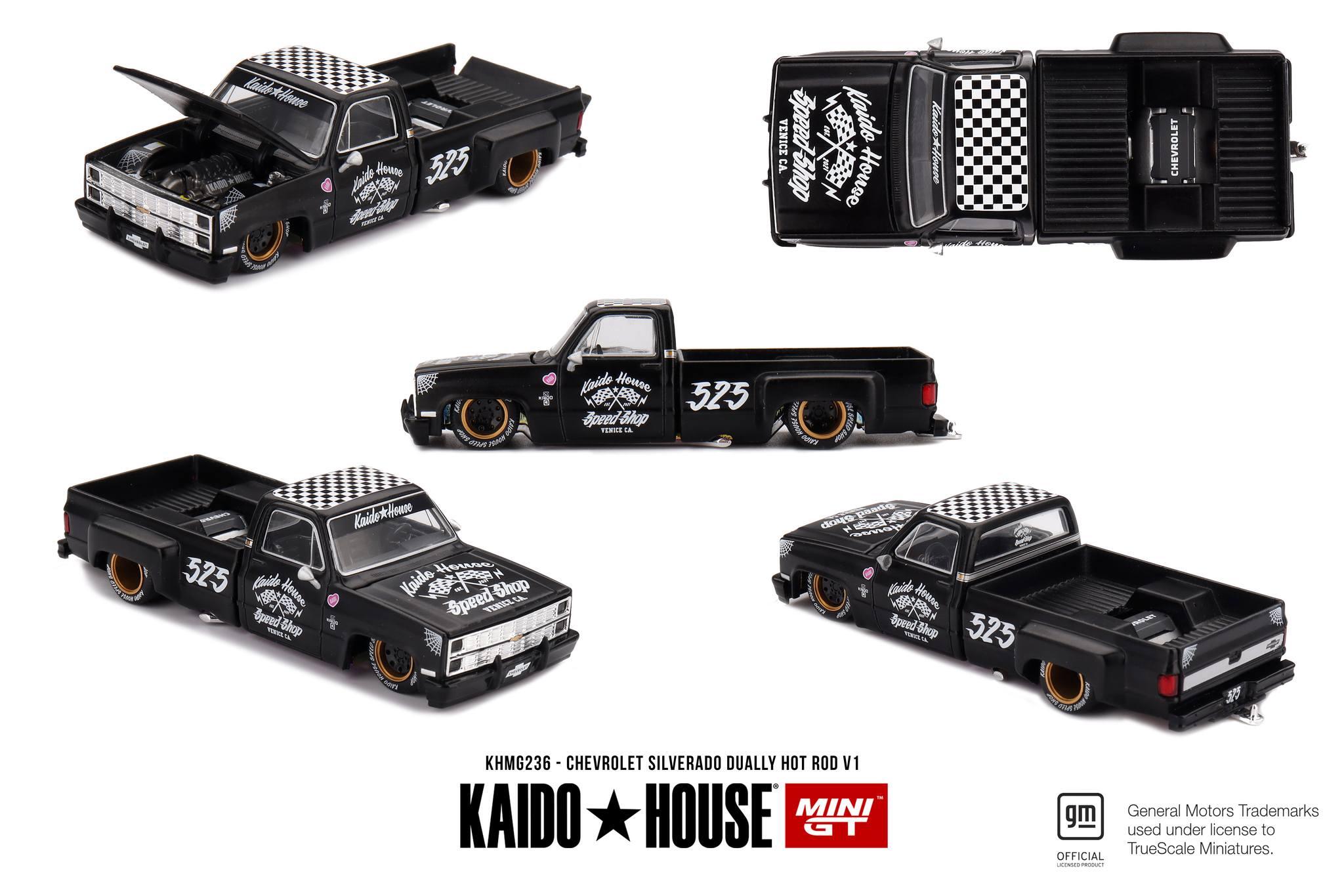 [Disponible en précommande] Kaido★House / Mini GT - #KHMG236 - Chevrolet Silverado Dually Hot Rod V1 - 1/64
