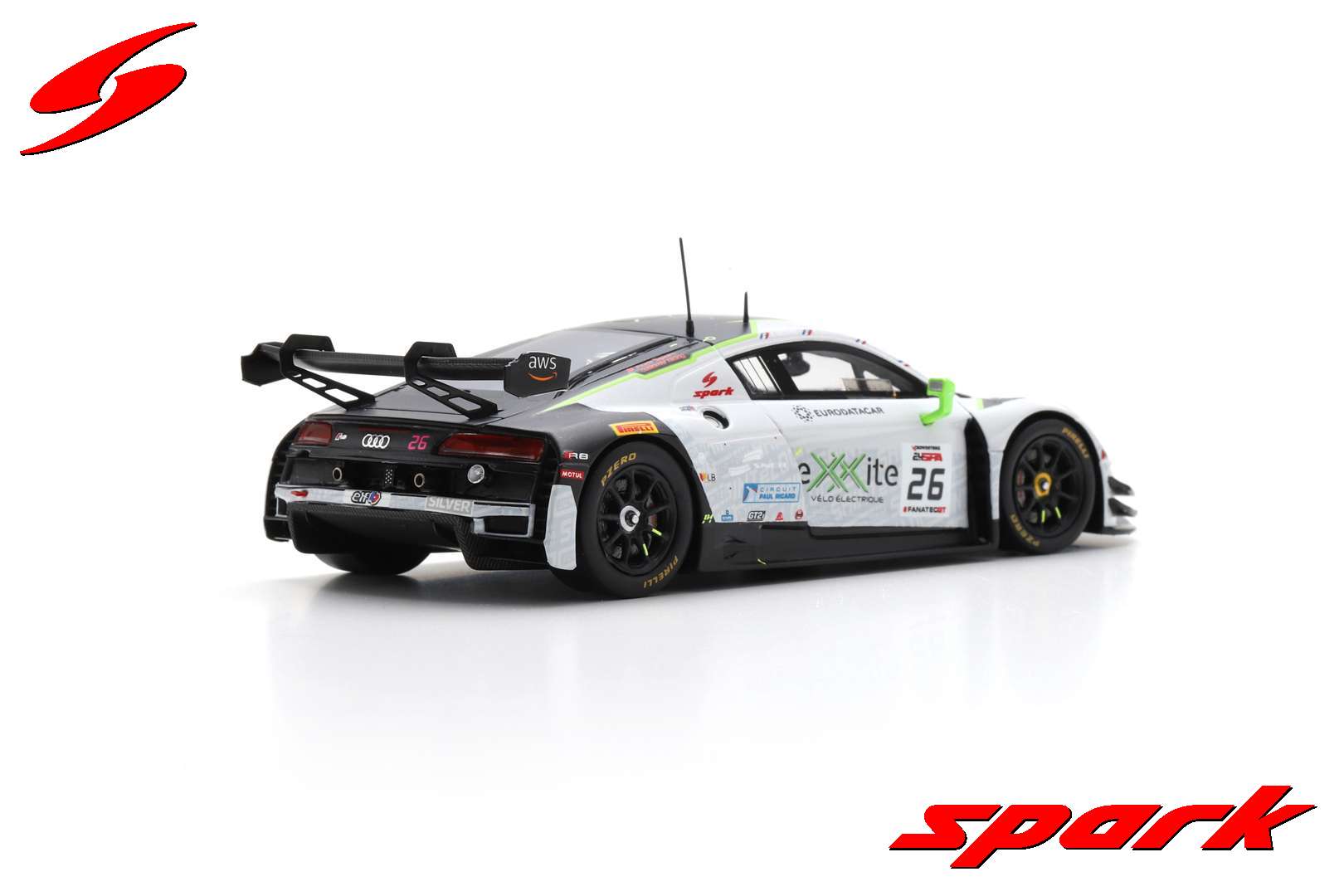 ミニカー　1/43 Audi R8 LMS GT3 EVO II #26 Sainteloc Junior Team 3rd Silver Cup 24H Spa 2023 E. Bastard - P. Evrard - G. Demoustier - A. Doquin [SB717] s-l1200.jpg
