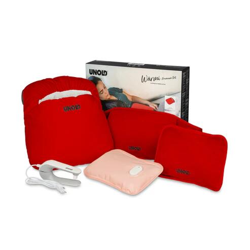 Unold elektrische Wärmflasche Wärmi Premium Set rot