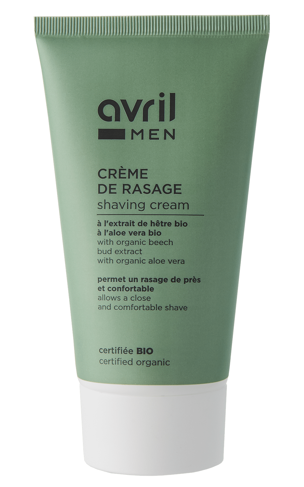 Crème de rasage bio et végane pour homme - 150 ml
