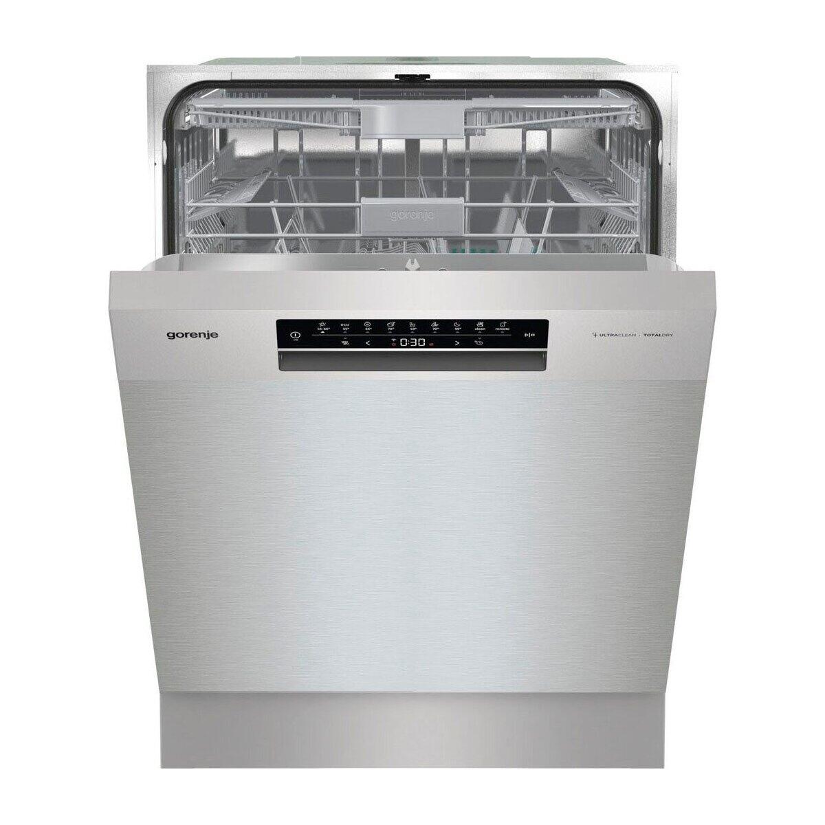 Fully integrated dishwasher, 16 place settings - cutlery drawer - Wi-Fi - 43 dB