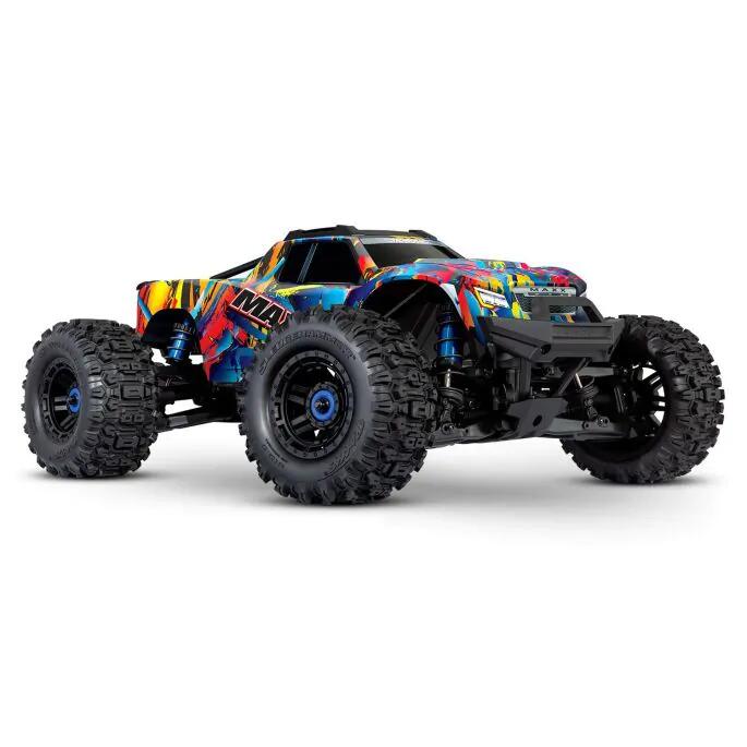 Traxxas 89086-4-RNR Wide Maxx 4WD Brushless Electric Monster Truck, VXL-4S, TQi Rock & Roll 1:10 XL RC