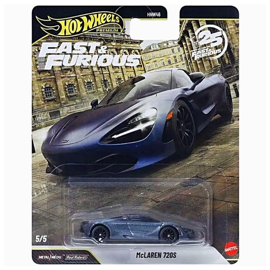 Hot Wheels Premium - #HNW46 JHW80 - McLaren 720S - Fast & Furious - 1/64