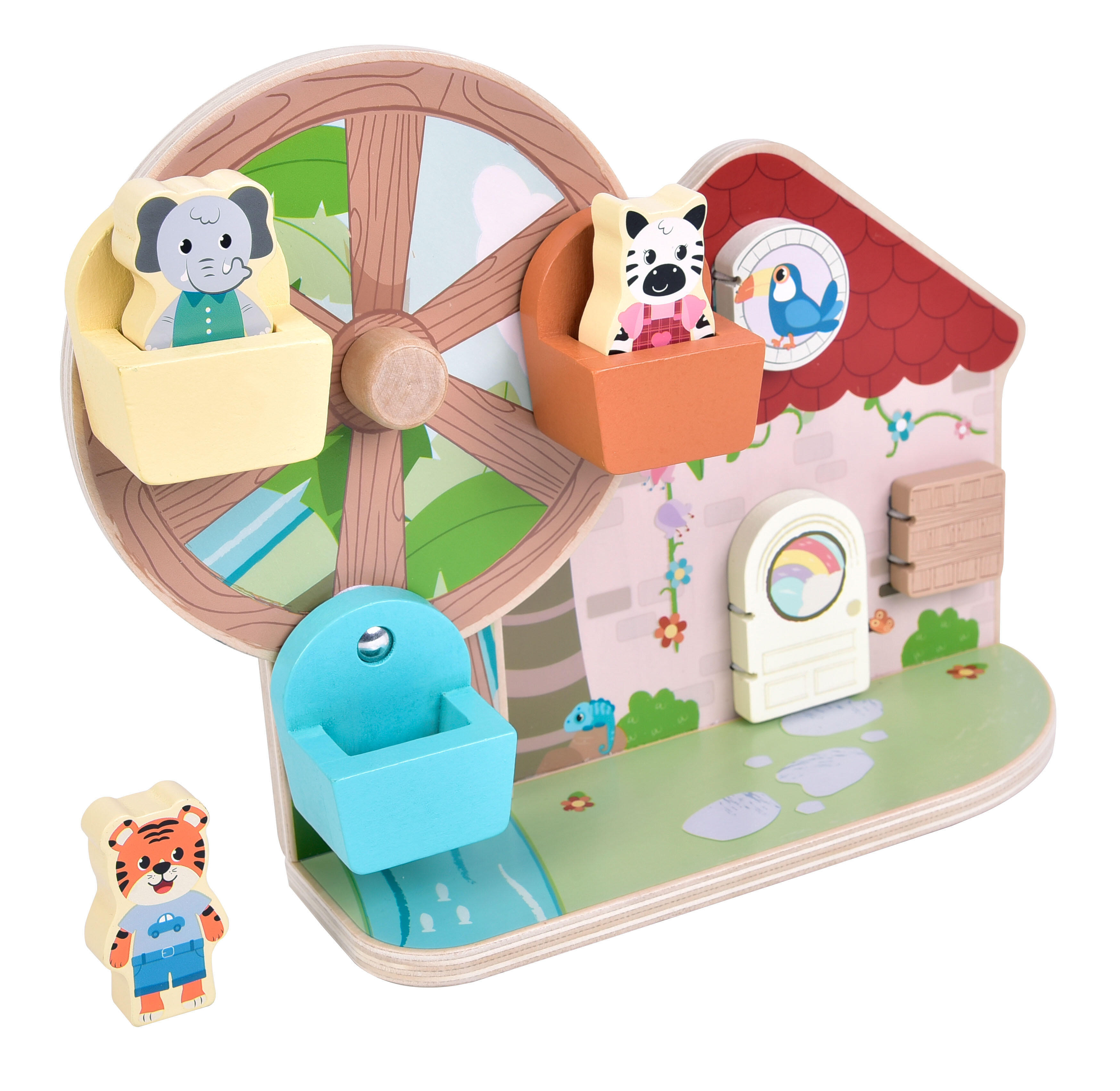 Motorikspielzeug Riesenrad "Jungle Friends" - Small foot 12764