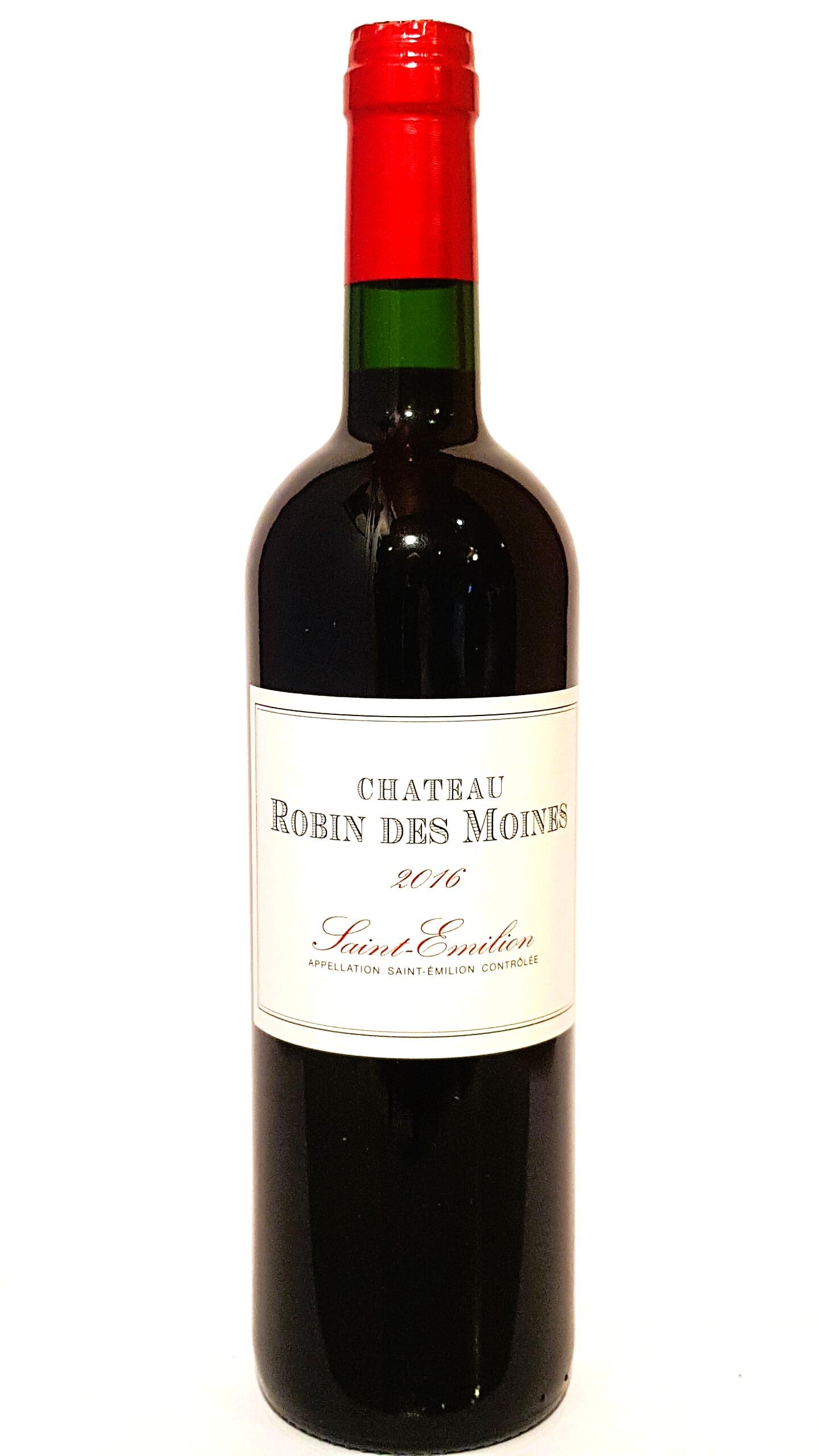 Château Robin des Moines 2016 - BIO - Saint-Émilion - Bordeaux - vin rouge
