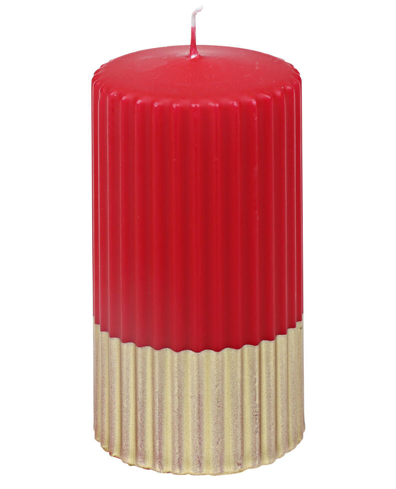 Steinhart Classic Pillar Candle Ø 5.7 x 11 cm, ruby-red