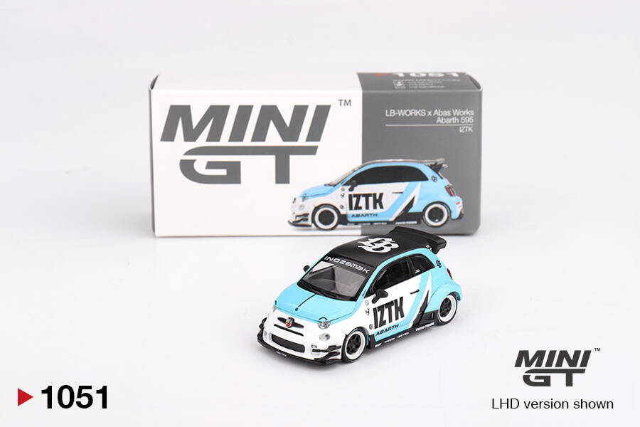 Mini GT - #MGT01051-L -  Fiat - Abarth 595 LB★WORKS x Abas Works IZTK - 1/64