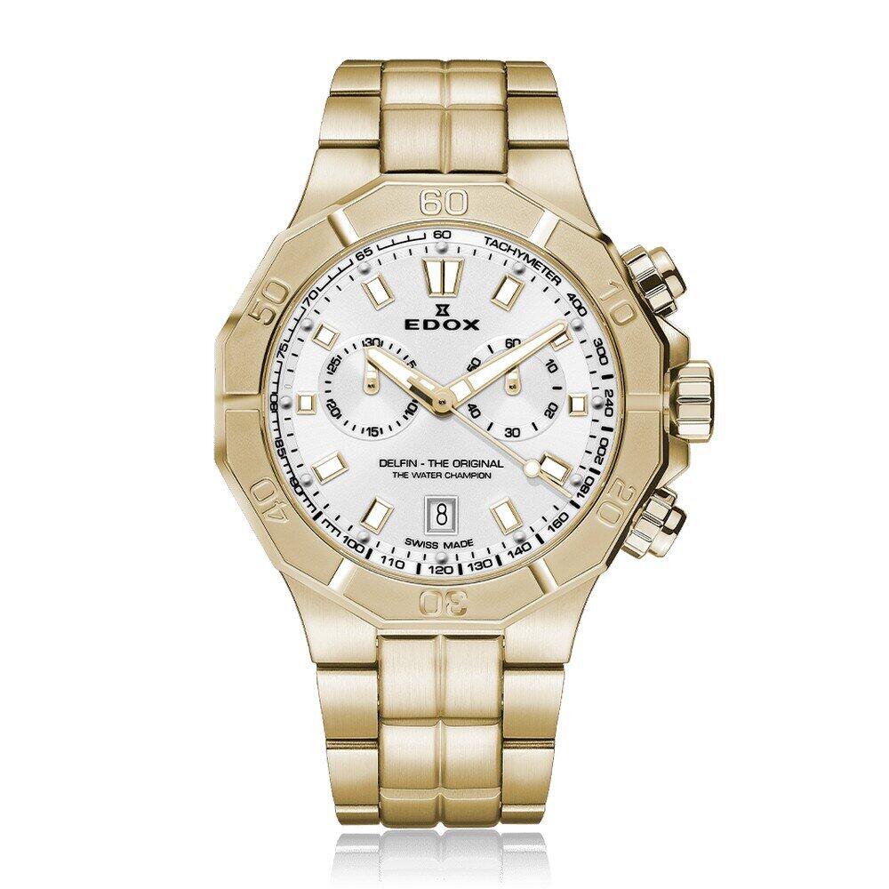  Edox - 10113 37JM AID - Montre-bracelet - homme - quartz - DELFIN 