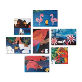 Wanddekoration Schenken Sammlerstücke Poster & Bildende Kunst Geschenksets für Babys Creative Academy