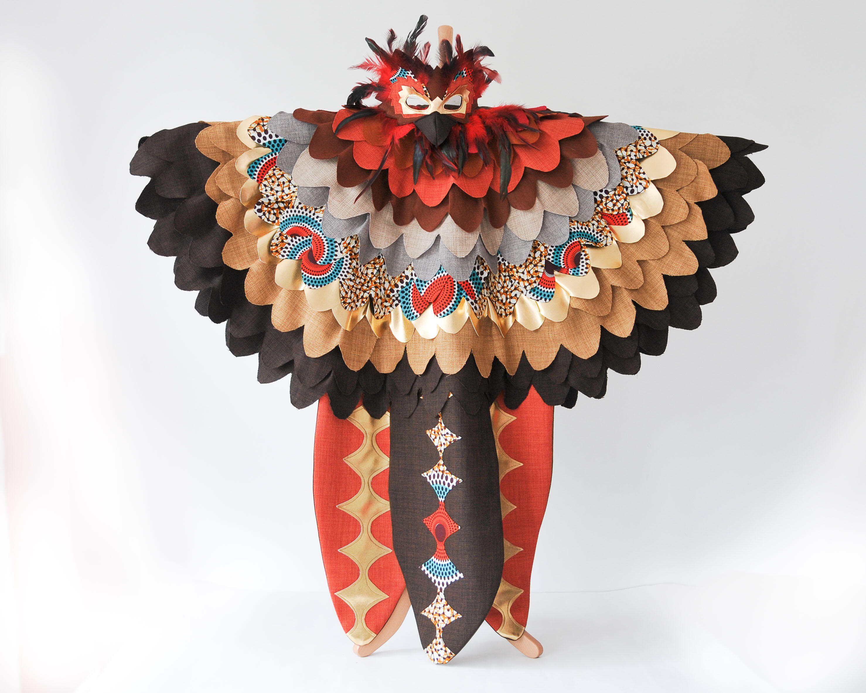 Costume d'oiseau de hibou pour enfants pour le carnaval ou Halloween