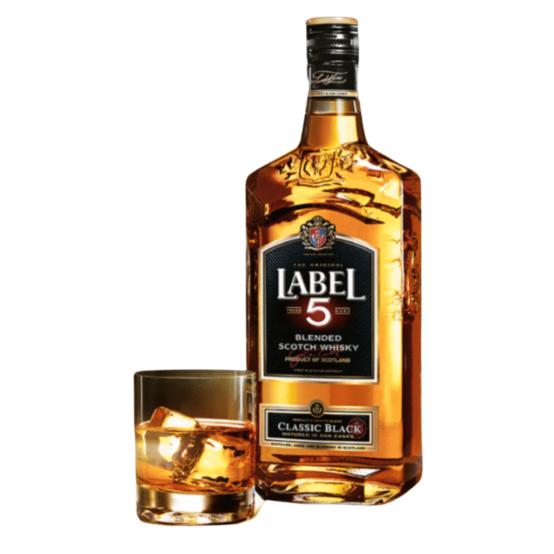 Label 5 + Glass - 100 cl x 40.0 %