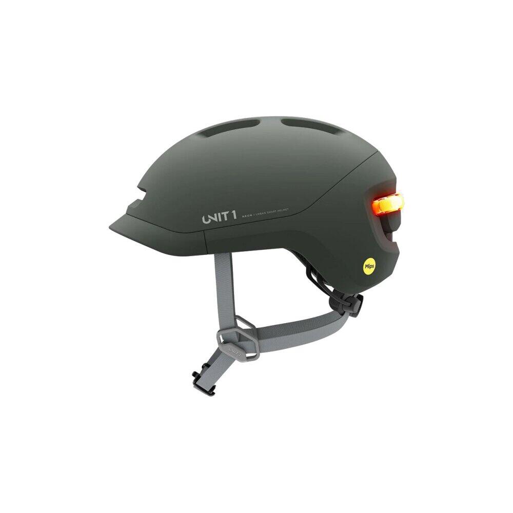 Unit 1 - NEON-MIPS-L-GREE-V1 - MIPS Fahrradhelm mit Smart-Funktionen - grün - Gr. L