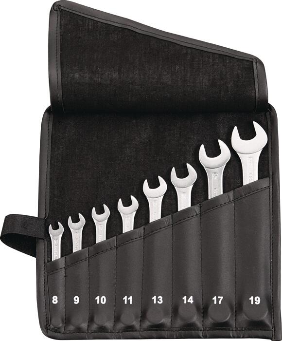 22-piece combination wrench set, wrench opening 6 to 36 mm, shape A